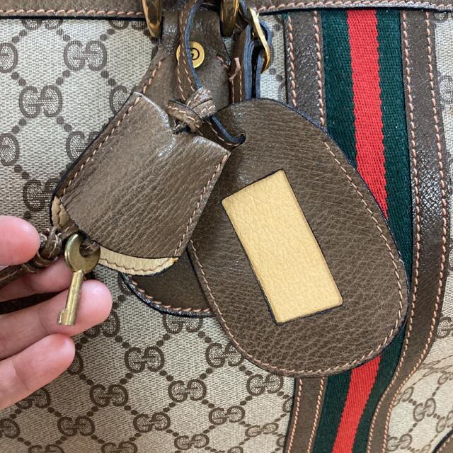 Gucci - GUCCI グッチ オールドグッチ レア シェリーライン ボストン