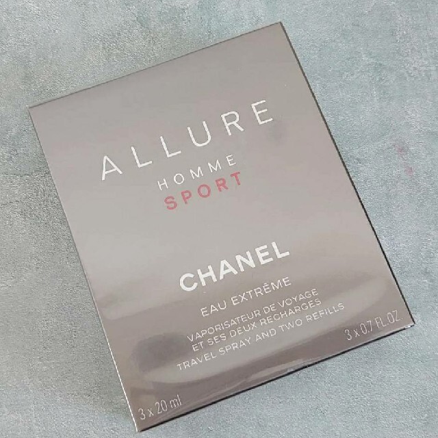 CHANEL(シャネル)の新品 CHANEL シャネル アリュール オム スポーツ 20ml ×3 香水 コスメ/美容の香水(香水(男性用))の商品写真