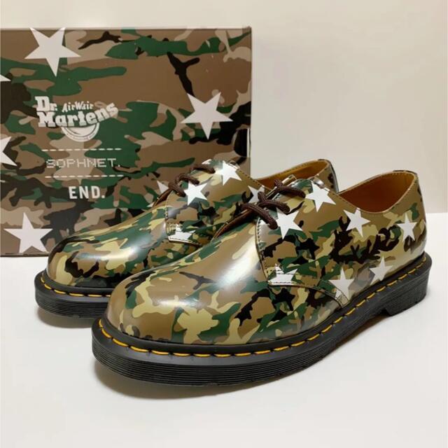 Dr.Martens(ドクターマーチン)の☆未使用 ドクターマーチン × ソフネット× エンド 迷彩柄 3ホール シューズ メンズの靴/シューズ(スニーカー)の商品写真