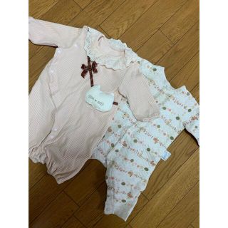 ユニクロ(UNIQLO)のベビー服　2枚(カバーオール)