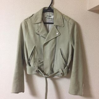 アクネ(ACNE)のACNE STUDIOS 山羊革ライダース(ライダースジャケット)