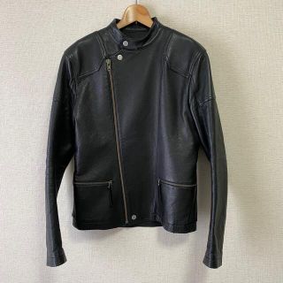 ヘルムートラング(HELMUT LANG)の【専用】ヘルムートラング 牛革ライダースジャケット【美品】(レザージャケット)