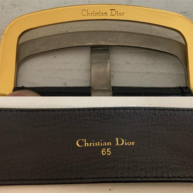 Christian Dior(クリスチャンディオール)のChristian Dior PARIS VINTAGE パテントレザー太ベルト レディースのファッション小物(ベルト)の商品写真