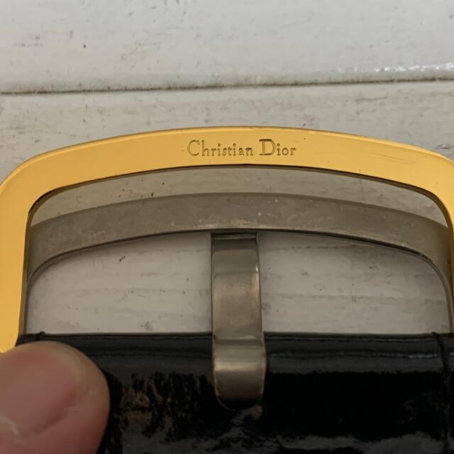 Christian Dior(クリスチャンディオール)のChristian Dior PARIS VINTAGE パテントレザー太ベルト レディースのファッション小物(ベルト)の商品写真