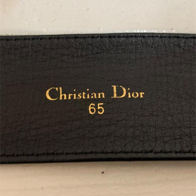 Christian Dior(クリスチャンディオール)のChristian Dior PARIS VINTAGE パテントレザー太ベルト レディースのファッション小物(ベルト)の商品写真