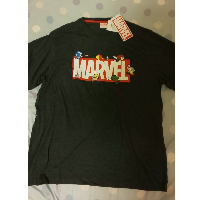 MARVEL(マーベル)のお値下げMARVEL マーベル キャラクターTシャツ  ２枚セット ５Ｌ 新品！ メンズのトップス(Tシャツ/カットソー(半袖/袖なし))の商品写真