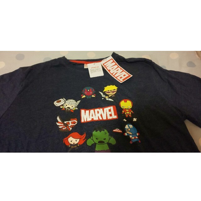 MARVEL(マーベル)のお値下げMARVEL マーベル キャラクターTシャツ  ２枚セット ５Ｌ 新品！ メンズのトップス(Tシャツ/カットソー(半袖/袖なし))の商品写真