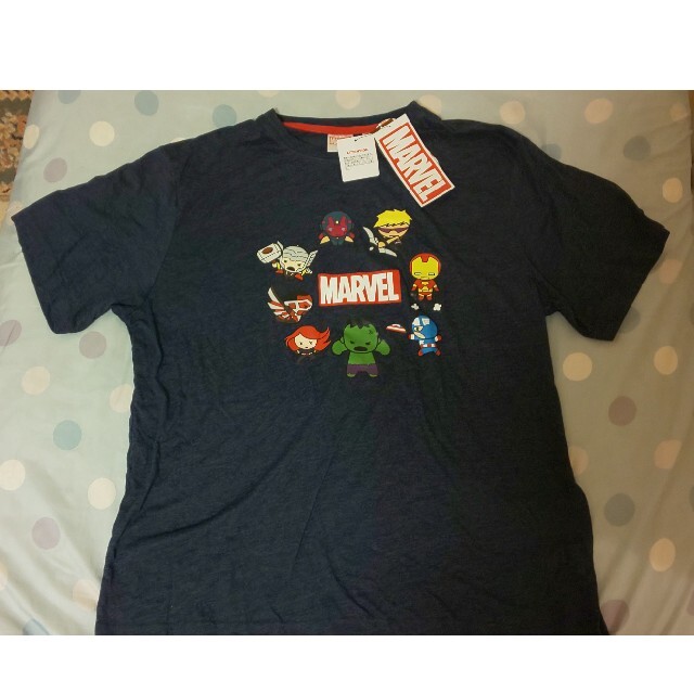 MARVEL(マーベル)のお値下げMARVEL マーベル キャラクターTシャツ  ２枚セット ５Ｌ 新品！ メンズのトップス(Tシャツ/カットソー(半袖/袖なし))の商品写真