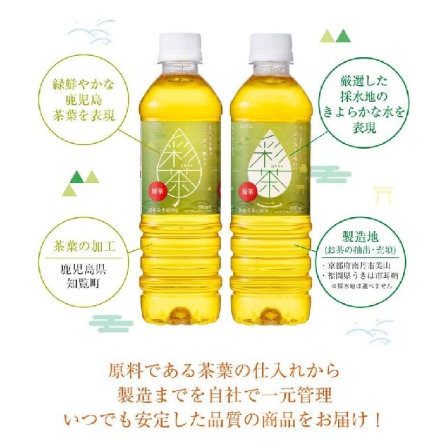 緑茶 彩茶-あやちゃ- お茶 500ml×24本 鹿児島県産茶葉使用 送料無料 食品/飲料/酒の飲料(茶)の商品写真