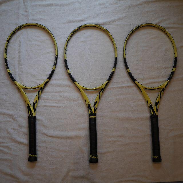 Babolat(バボラ)のピュアアエロプラス　グリップ2　3本セット スポーツ/アウトドアのテニス(ラケット)の商品写真