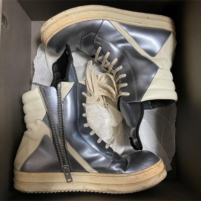 Rick Owens(リックオウエンス)の(値下げ)Rick Owens geobasket sneaker メンズの靴/シューズ(スニーカー)の商品写真