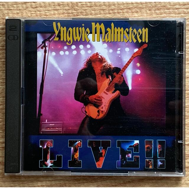 Yngwie Malmsteen LIVE!  2枚組CD 98年5月ブラジル エンタメ/ホビーのCD(ポップス/ロック(洋楽))の商品写真