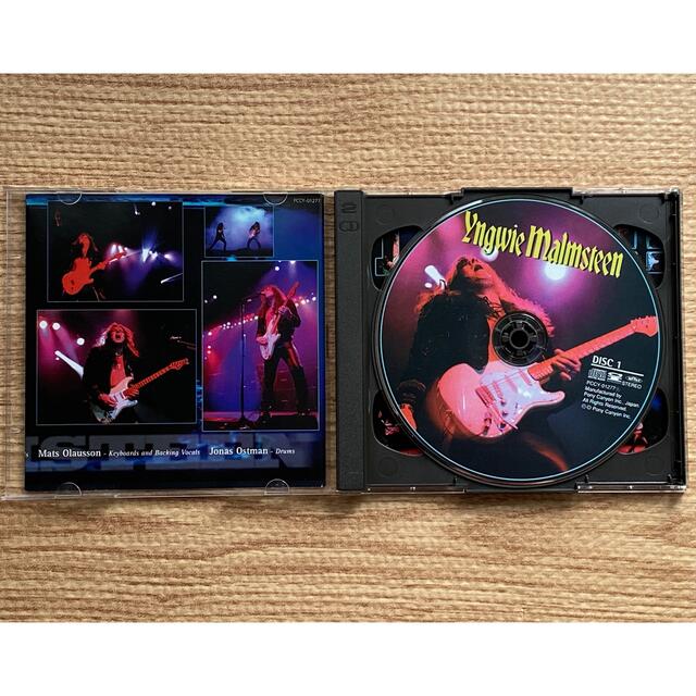 Yngwie Malmsteen LIVE!  2枚組CD 98年5月ブラジル エンタメ/ホビーのCD(ポップス/ロック(洋楽))の商品写真