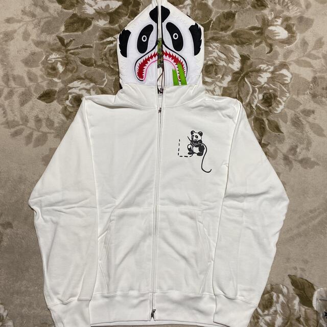 BAPE PANDA SHARK HOODIE パンダ シャーク パーカー M