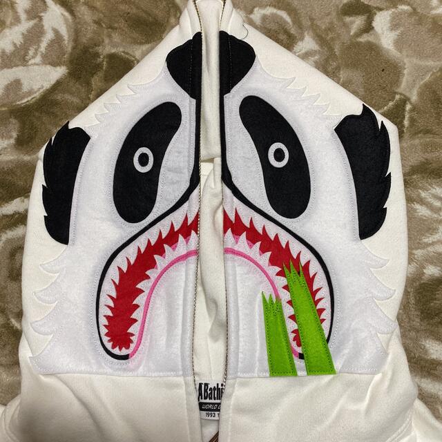 BAPE PANDA SHARK HOODIE パンダ シャーク パーカー M