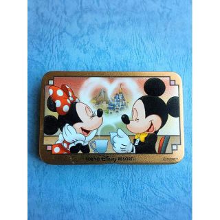 ディズニー　ミッキー&ミニー　お菓子の空き缶(その他)