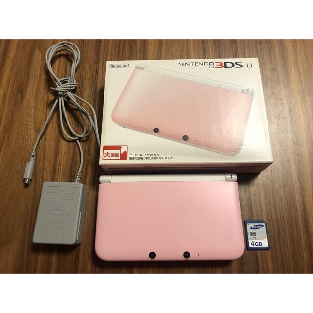 ニンテンドー3DS - 【美品】Nintendo 3DS LL ピンク×ホワイトの通販 by