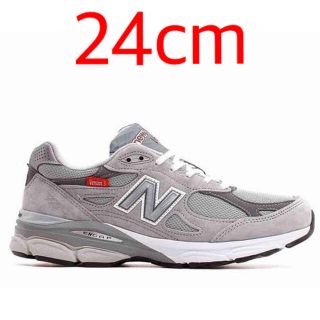 ニューバランス(New Balance)の24cm NEW BALANCE M990VS3 GREY 新品未使用(スニーカー)