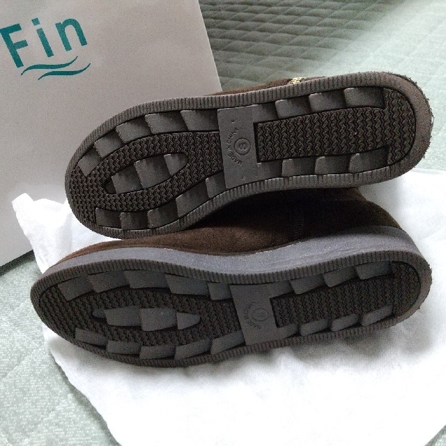 Fin(フィン)の【試着のみ】 Fin  サイドジップショートブーツ S レディースの靴/シューズ(ブーツ)の商品写真