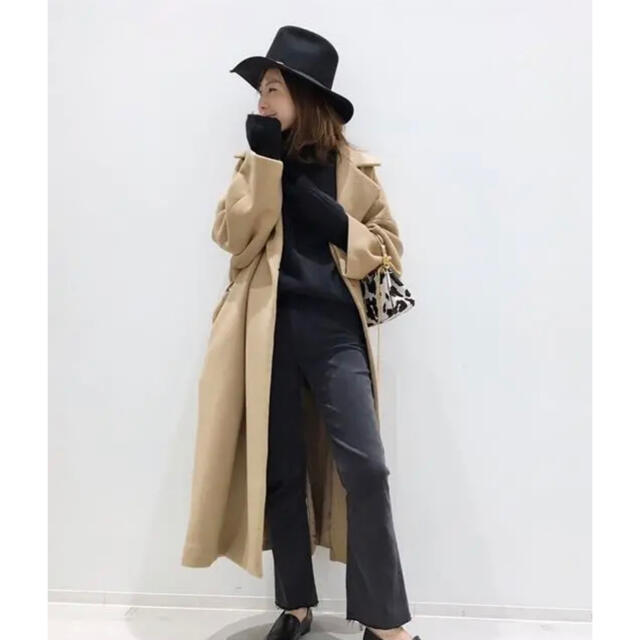 L'Appartement DEUXIEME CLASSE(アパルトモンドゥーズィエムクラス)のアパルトモン コート  Lisiere Wool Elegant Coat レディースのジャケット/アウター(ロングコート)の商品写真