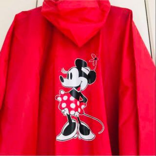 ディズニー(Disney)のミニーちゃんの赤いカッパ(レインコート)