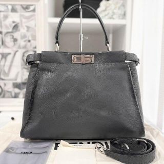 フェンディ(FENDI)のフェンディ　ピーカブー　セレリア　2way　グレー　8BN290(ハンドバッグ)