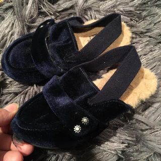 ザラキッズ(ZARA KIDS)のZARA BABY ファーサンダル 22(サンダル)