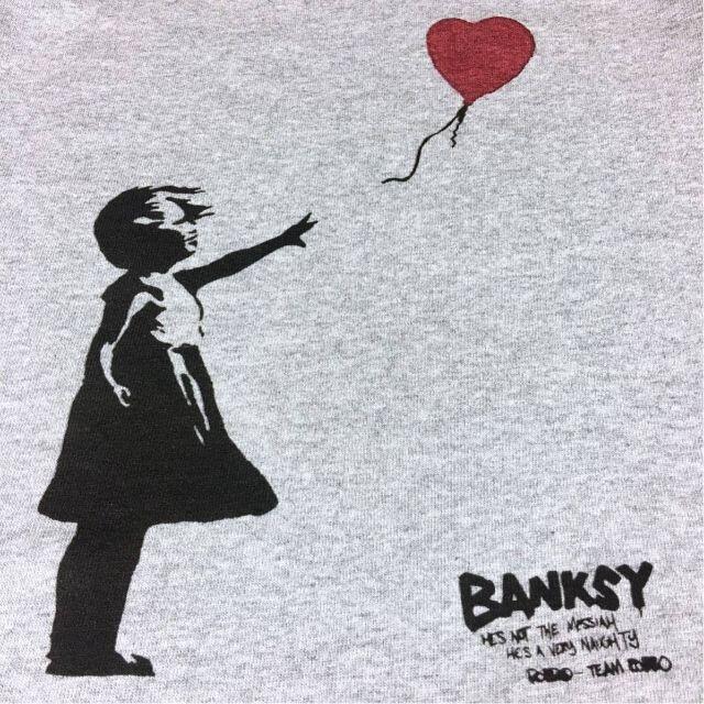 【BANKSY】新品  バックプリント フーディー スケーター ストリート 6