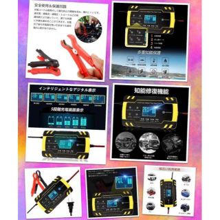 ❤メーカー直輸入＆正規品で安心安全❣12V/24V両対応♪❤バッテリー充電器