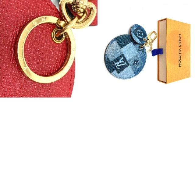 ルイヴィトン LOUIS VUITTON ポルトクレ M69017 モノグラムデニム