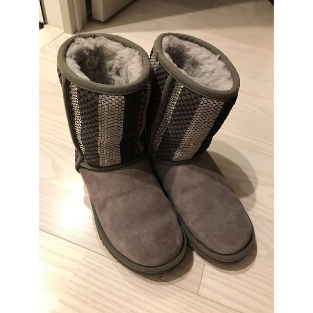 サイズ UGG - 専用 美品 UGG アグ ムートンブーツ グレー 23センチの