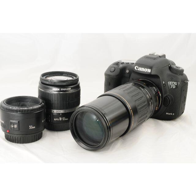 【単焦点～超望遠】Canon EOS 7D mark II トリプルレンズ
