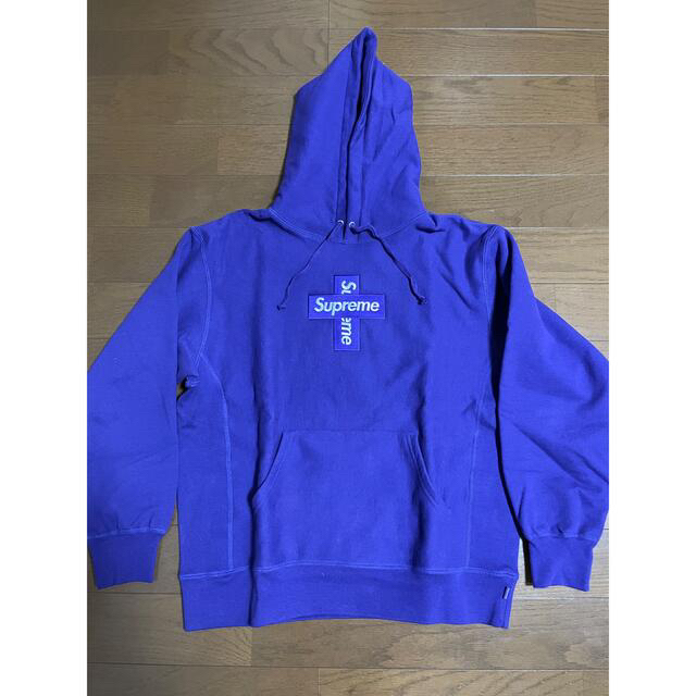 supreme CROSS BOX LOGO HOODED SWEATSHIRT