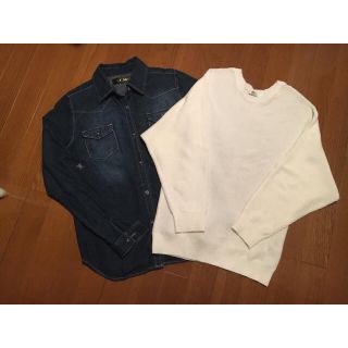 アズールバイマウジー(AZUL by moussy)のニット デニムシャツ まとめ売り azul入り(ニット/セーター)