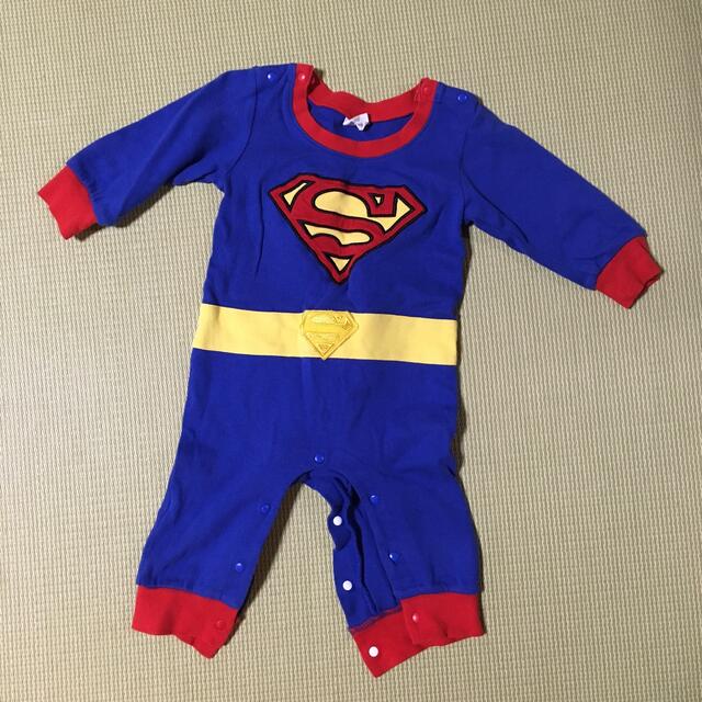 ロンパース　スーパーマン　90サイズ キッズ/ベビー/マタニティのキッズ服男の子用(90cm~)(その他)の商品写真