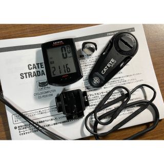 キャットアイ(CATEYE)の美品 Cateye スリムサイコン、Strada Slim CC-RD310W(パーツ)