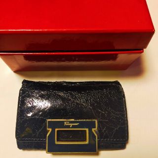 フェラガモ(Ferragamo)の名門フェラガモキーケース  専用箱付き年代もの(キーケース)