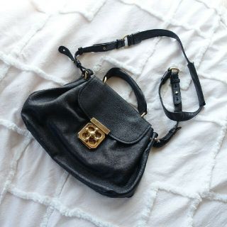 【美品】Chloe エルシー 2wayショルダーバッグ  綺麗なレッドカラー