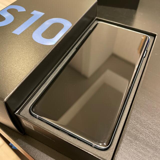 Galaxy(ギャラクシー)のSAMSUNG Galaxy S10 SC-03L Prism Blue スマホ/家電/カメラのスマートフォン/携帯電話(スマートフォン本体)の商品写真