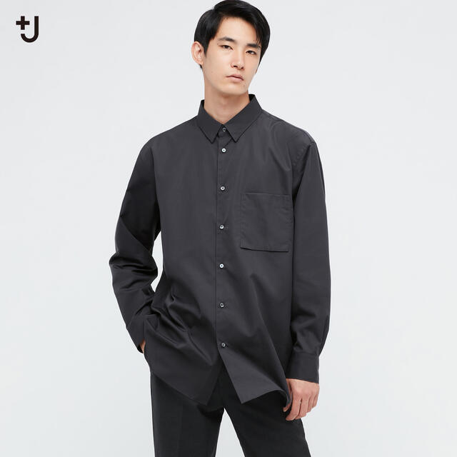 UNIQLO +J スーピマコットンシャツ グレー M