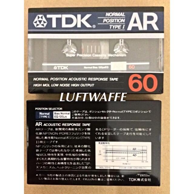 カセットテープ60分 10本 TDK AR60 ノーマルポジTYPE Ⅰ 新品 1