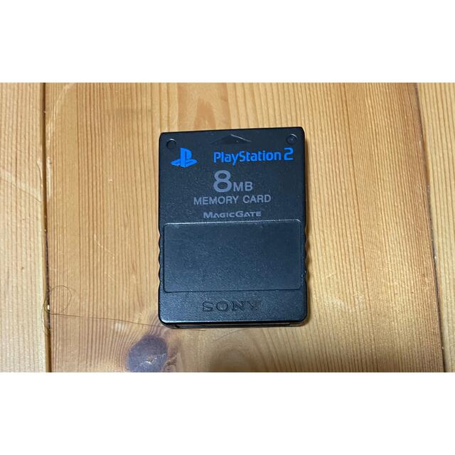 PlayStation2(プレイステーション2)のPlayStation2 ホワイト　ソフト10本　8Gメモリーカード付 プレステ エンタメ/ホビーのゲームソフト/ゲーム機本体(家庭用ゲーム機本体)の商品写真