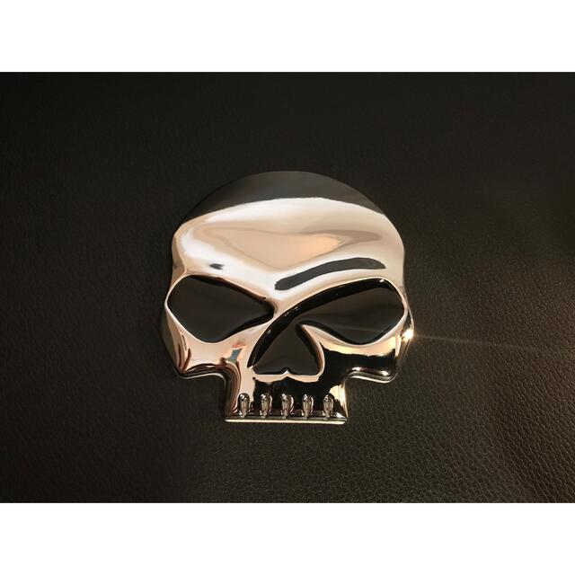 Harley Davidson - ハーレーダビッドソン メタルステッカー スカル