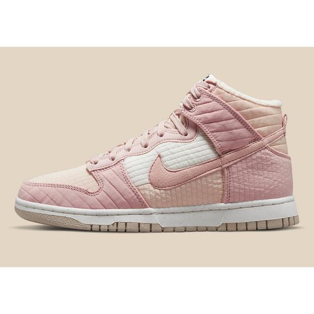 NIKE DUNK W HIGH LX PINK OXFORD 28cm メンズの靴/シューズ(スニーカー)の商品写真