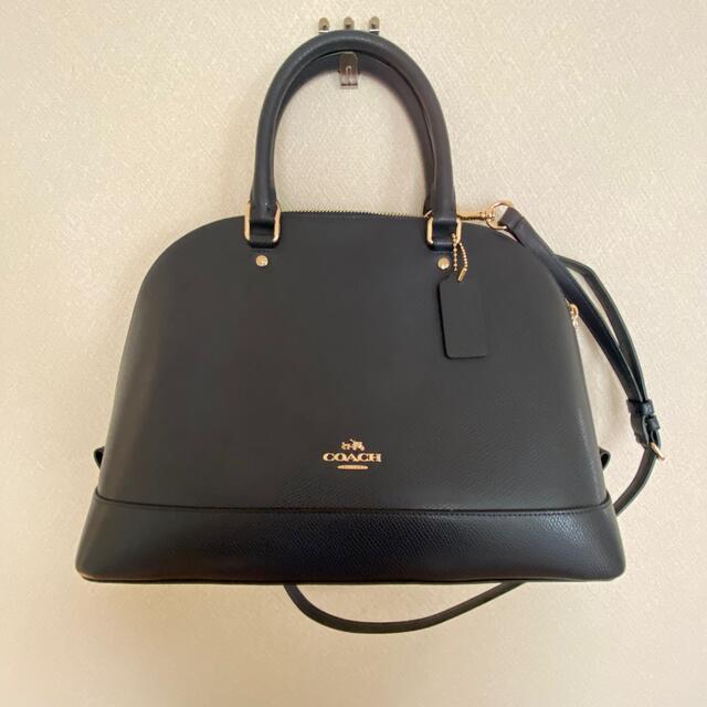 極美品⭐️COACH コーチ バッグ ストラップ付き / ネイビー レディース