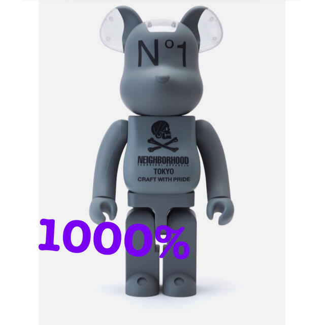 NEIGHBORHOOD(ネイバーフッド)のBE@RBRICK ベアブリック　ネイバー　1000% NEIGHBORHOOD エンタメ/ホビーのフィギュア(その他)の商品写真