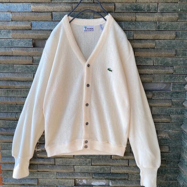 LACOSTE    極美品 's IZOD LACOSTE 糸巻きタグ カーディガンの