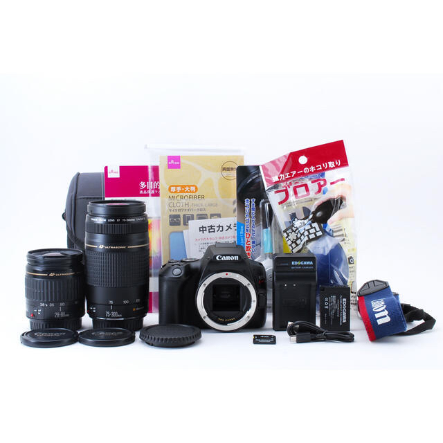 100％本物 Canon x10標準&望遠ダブルレンズセット kiss canon 付属品