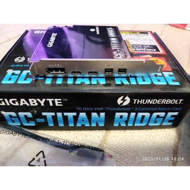 GIGABYTE GC-TITAN RIDGE Rev1.0 2