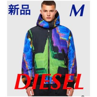 DIESEL メンズ　ダウンジャケット　アウター　ブルー　グリーン